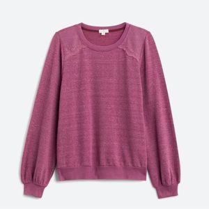 Crochet Detail Knit Top